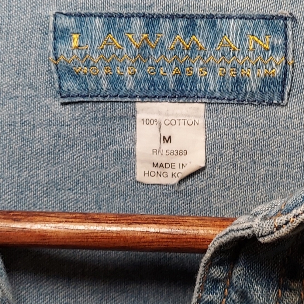 Vintage Lawman Lightweight Denim Shirt - Picture 5 of 5
